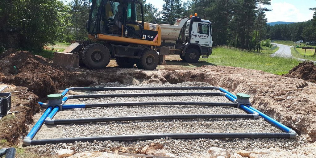 Arnal TP Entreprise Travaux Publics Le Massegros Lozère - Fosse septique